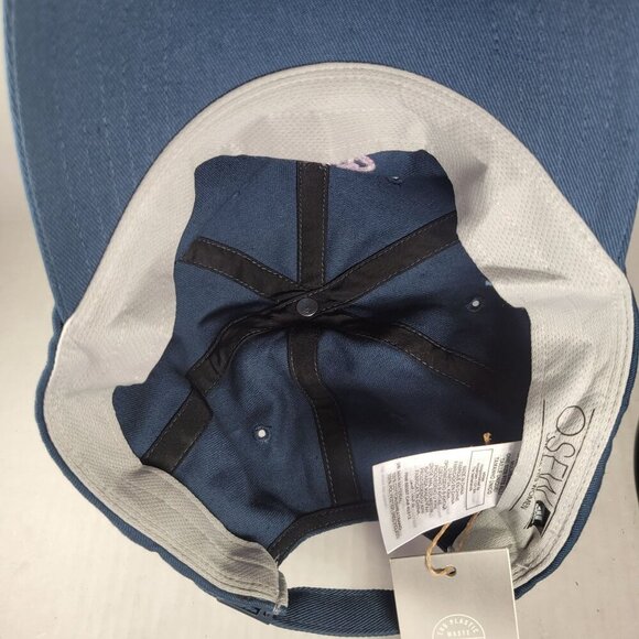 Adidas Blue Women Embroidered Heart Logo Adjustable Golf Hat One Size - Picture 5 of 7